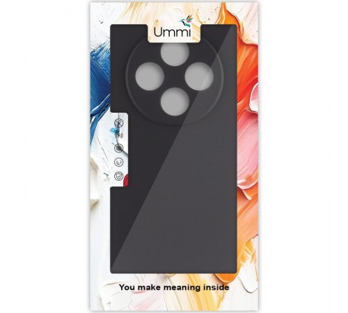Чохол Silicone Cover Ummi Lakshmi Full Camera (AA) для Xiaomi Redmi 14C / Poco C75 Чорний / Black