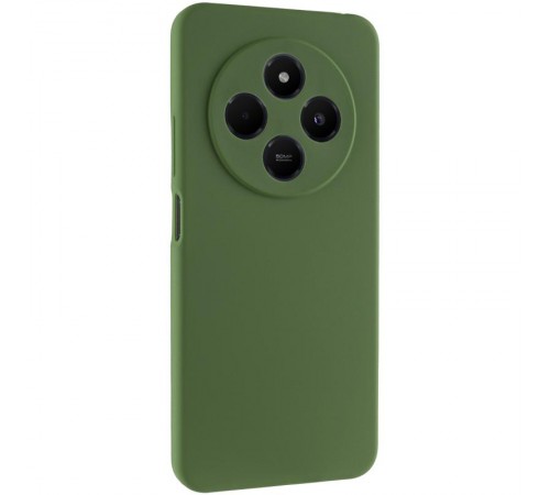 Чохол Silicone Cover Ummi Lakshmi Full Camera (AA) для Xiaomi Redmi 14C / Poco C75 Зелений / Dark green