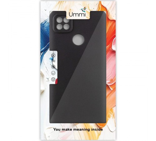 Чохол Silicone Cover Ummi Lakshmi Full Camera (AA) для Xiaomi Redmi 9C Чорний / Black