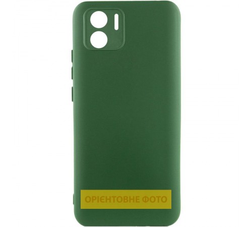 Чохол Silicone Cover Ummi Lakshmi Full Camera (AA) для Xiaomi Redmi A1+ / A2+ Зелений / Dark green