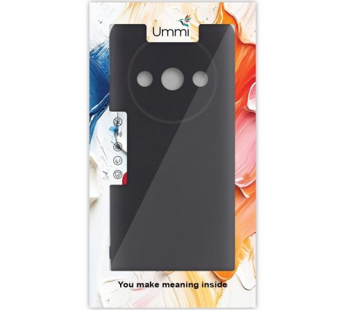 Чохол Silicone Cover Ummi Lakshmi Full Camera (AA) для Xiaomi Redmi A3 Чорний / Black
