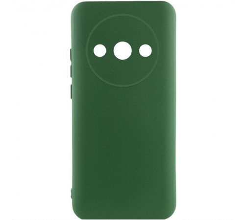 Чохол Silicone Cover Ummi Lakshmi Full Camera (AA) для Xiaomi Redmi A3 Зелений / Dark green
