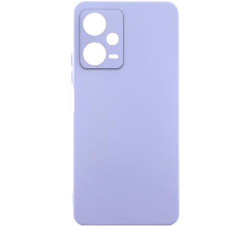 Чохол Silicone Cover Ummi Lakshmi Full Camera (AA) для Xiaomi Redmi Note 12 Pro 5G Бузковий / Dasheen