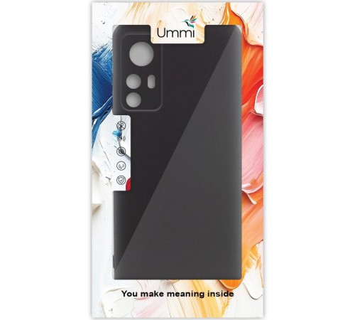 Чохол Silicone Cover Ummi Lakshmi Full Camera (AA) для Xiaomi Redmi Note 12S Чорний / Black