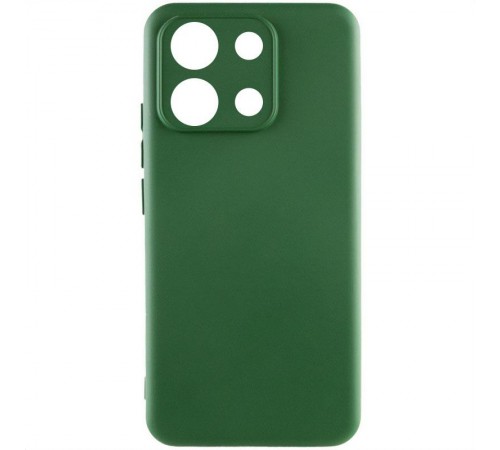 Чохол Silicone Cover Ummi Lakshmi Full Camera (AA) для Xiaomi Redmi Note 13 4G Зелений / Dark green