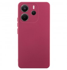 Чохол Silicone Cover Ummi Lakshmi Full Camera (AA) для Xiaomi Redmi Note 14 4G (Europe version) Бордовий / Marsala