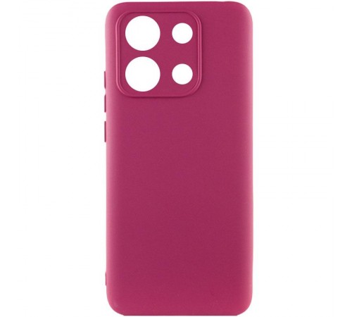 Чохол Silicone Cover Ummi Lakshmi Full Camera (AA) для Xiaomi Redmi Note 14S Бордовий / Marsala