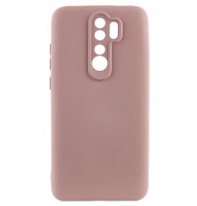 Чохол Silicone Cover Ummi Lakshmi Full Camera (AA) для Xiaomi Redmi Note 8 Pro Рожевий / Pink Sand