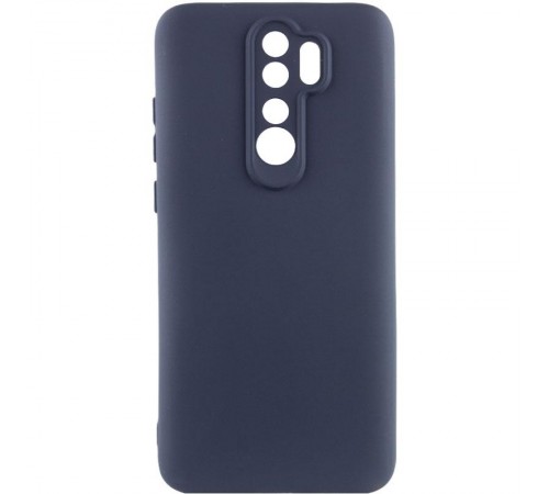 Чохол Silicone Cover Ummi Lakshmi Full Camera (AA) для Xiaomi Redmi Note 8 Pro Синій / Midnight Blue
