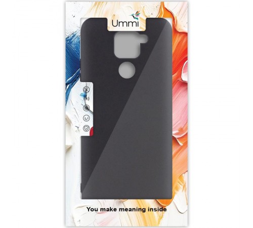 Чохол Silicone Cover Ummi Lakshmi (AA) для Xiaomi Redmi Note 9 / Redmi 10X Чорний / Black