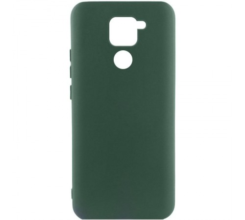 Чохол Silicone Cover Ummi Lakshmi (AA) для Xiaomi Redmi Note 9 / Redmi 10X Зелений / Dark green