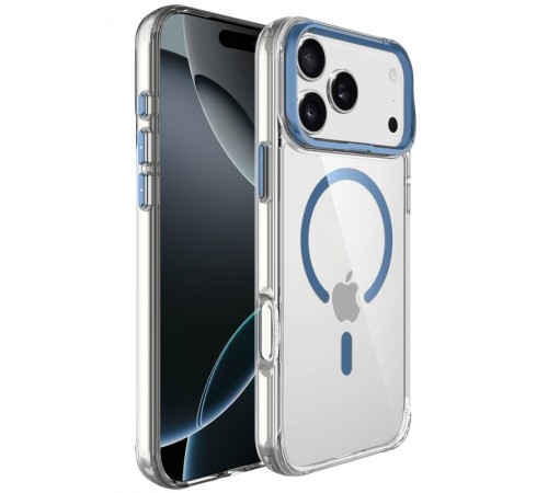 Чохол TPU Space Case Apex with MagSafe для Apple iPhone 17 Pro Max (6.9") Navy Blue