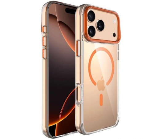 Чохол TPU Space Case Apex with MagSafe для Apple iPhone 17 Pro Max (6.9") Papaya