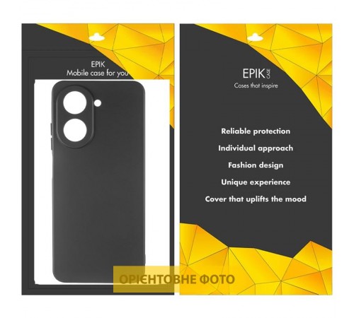Чохол TPU Epik Black Full Camera для Infinix Hot 60 Pro+ Чорний