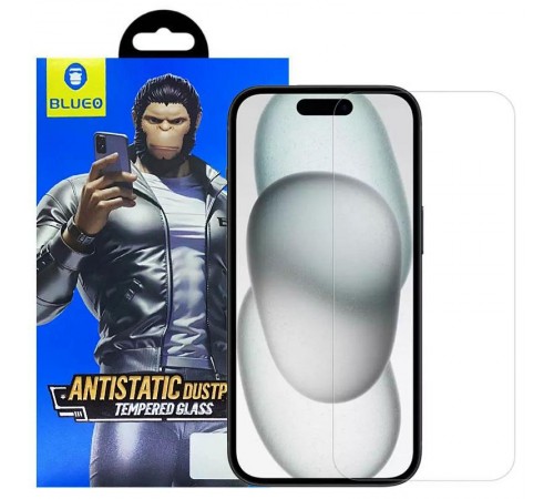 Захисне 2.5D скло Blueo Full Cover HD Clear для Apple iPhone 17 / 17 Pro (6.3") Прозрачное Захисне 2.5D скло Blueo Full Cover HD Clear для Apple iPhone 17 / 17 Pro (6.3") Прозрачное
