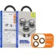 Захисне скло BlueO Metal на камеру для Apple iPhone 17 Pro / 17 Pro Max Помаранчевий / Orange