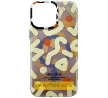 TPU чохол Pastel Chaos with MagSafe для Apple iPhone 16 (6.1") Biege