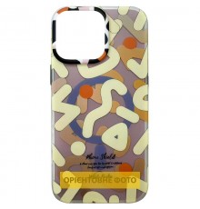 TPU чохол Pastel Chaos with MagSafe для Apple iPhone 16 (6.1") Biege