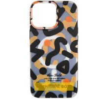 TPU чохол Pastel Chaos with MagSafe для Apple iPhone 16 (6.1") Black