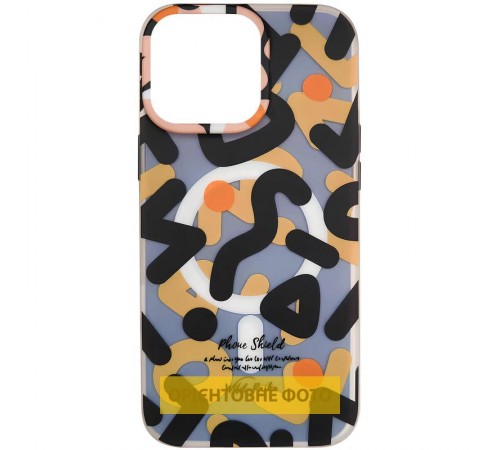 TPU чохол Pastel Chaos with MagSafe для Apple iPhone 16 (6.1") Black