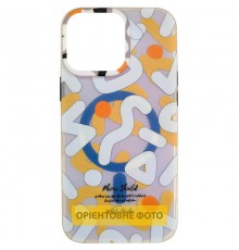 TPU чохол Pastel Chaos with MagSafe для Apple iPhone 16 (6.1") White