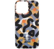 TPU чохол Pastel Chaos with MagSafe для Apple iPhone 16 Pro (6.3") Black