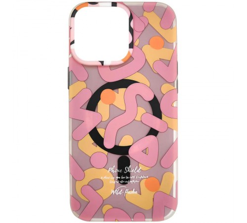 TPU чохол Pastel Chaos with MagSafe для Apple iPhone 16 Pro (6.3") Pink
