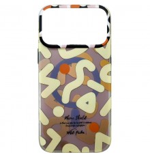 TPU чохол Pastel Chaos with MagSafe для Apple iPhone 17 Pro (6.3") Biege