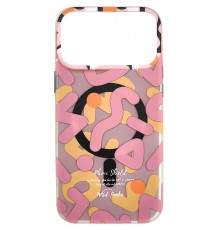 TPU чохол Pastel Chaos with MagSafe для Apple iPhone 17 Pro (6.3") Pink