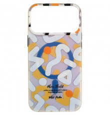 TPU чохол Pastel Chaos with MagSafe для Apple iPhone 17 Pro (6.3") White