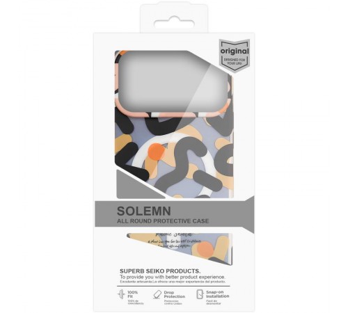 TPU чохол Pastel Chaos with MagSafe для Apple iPhone 17 Pro Max (6.9") Black