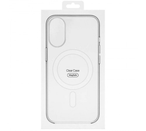 Чохол Clear Case (AAA) with MagSafe and Animation для Apple iPhone 17 (6.3") Clear