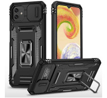 Ударостійкий чохол Camshield Army Ring для Samsung Galaxy A07 Чорний / Black