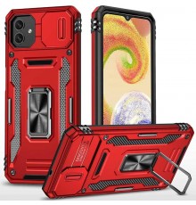 Ударостійкий чохол Camshield Army Ring для Samsung Galaxy A07 Червоний / Red