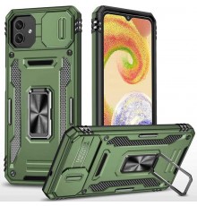 Ударостійкий чохол Camshield Army Ring для Samsung Galaxy A07 Оливковий / Army Green