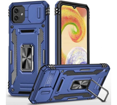 Ударостійкий чохол Camshield Army Ring для Samsung Galaxy A07 Синій / Navy