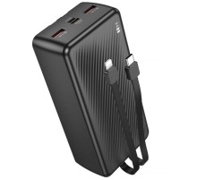 Портативний ЗП Power Bank Borofone BJ57B Graceful 22.5W+PD20W with cable 30000 mAh Black