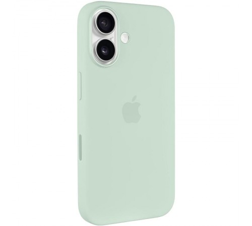 Чохол Silicone case (AAA) with Magsafe and Animation (button) для Apple iPhone 16 Plus (6.7") Aquamarine Чохол Silicone case (AAA) with Magsafe and Animation (button) для Apple iPhone 16 Plus (6.7") Aquamarine