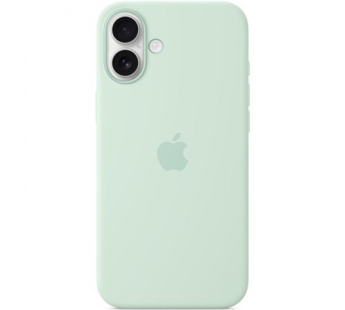 Чохол Silicone case (AAA) with Magsafe and Animation (button) для Apple iPhone 16 Plus (6.7") Aquamarine Чохол Silicone case (AAA) with Magsafe and Animation (button) для Apple iPhone 16 Plus (6.7") Aquamarine