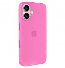 Чохол Silicone case (AAA) with Magsafe and Animation (button) для Apple iPhone 16 Plus (6.7") Peony
