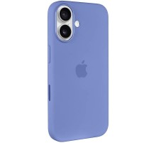 Чохол Silicone case (AAA) with Magsafe and Animation (button) для Apple iPhone 16 Plus (6.7") Periwinkle