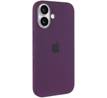 Чохол Silicone case (AAA) with Magsafe and Animation (button) для Apple iPhone 16 Plus (6.7") Plum