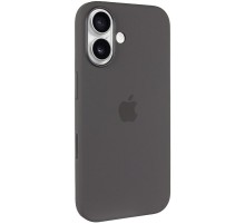 Чохол Silicone case (AAA) with Magsafe and Animation (button) для Apple iPhone 16 Plus (6.7") Stone Grey