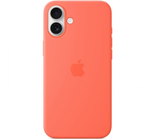 Чохол Silicone case (AAA) with Magsafe and Animation (button) для Apple iPhone 16 Plus (6.7") Tangerine Чохол Silicone case (AAA) with Magsafe and Animation (button) для Apple iPhone 16 Plus (6.7") Tangerine