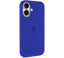 Чохол Silicone case (AAA) with Magsafe and Animation (button) для Apple iPhone 16 Plus (6.7") Ultramarine