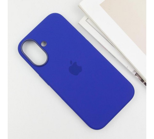 Чохол Silicone case (AAA) with Magsafe and Animation (button) для Apple iPhone 16 Plus (6.7") Ultramarine Чохол Silicone case (AAA) with Magsafe and Animation (button) для Apple iPhone 16 Plus (6.7") Ultramarine