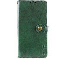 Шкіряний чохол-книжка GETMAN Gallant (PU) для Xiaomi Redmi 15C (Europe version) Зелений
