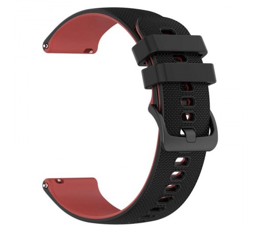 Ремінець Ribby для Smart Watch 22mm Black / Red