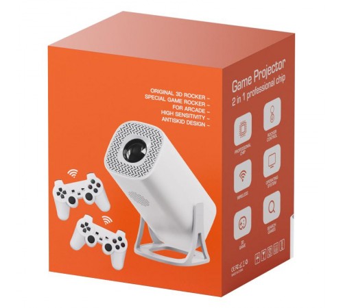 Проектор 4K Android S40Ultra with game console & dual controllers White