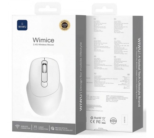 Бездротова миша WIWU WM113 2.4G White